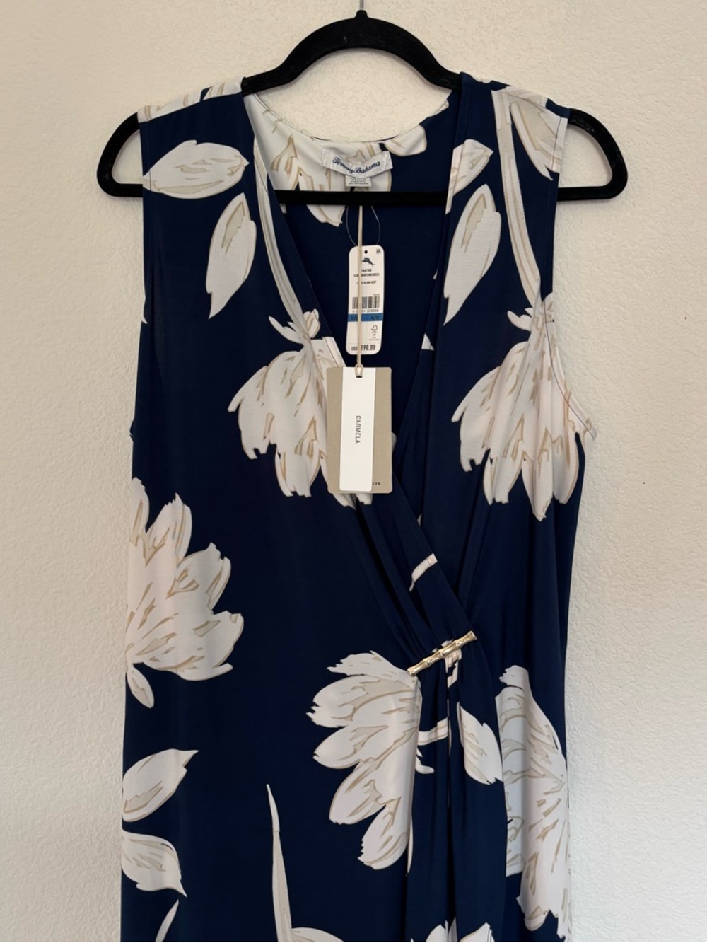 Tommy Bahama Flora Nights Midi Dress NWT - Picture 4 of 9